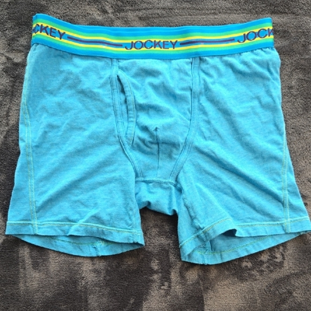 Jockey Blue Boxer Briefs Athletic Fit